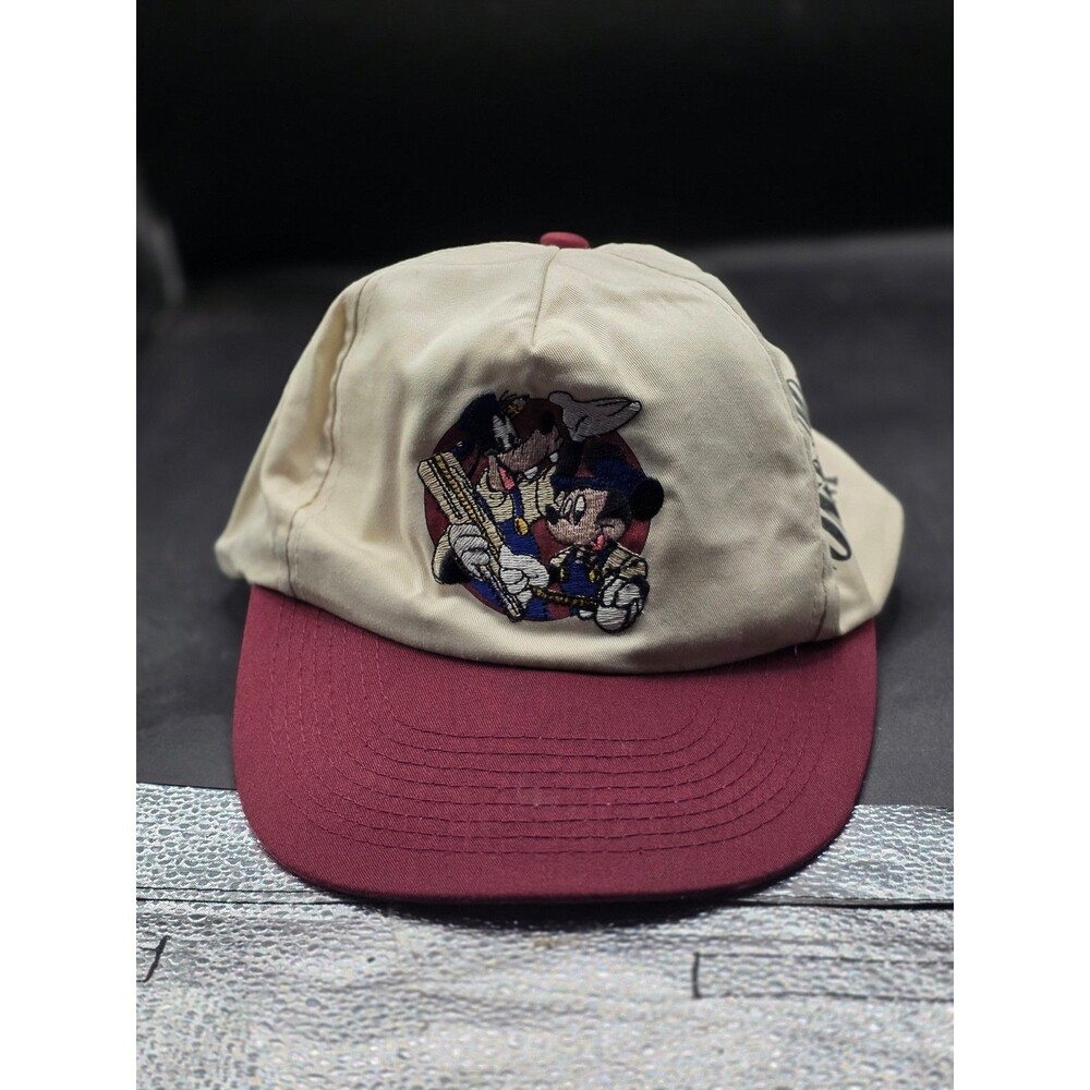 Vintage Mickey Unlimited “Mickey Mouse Construction Company” Snapback Hat